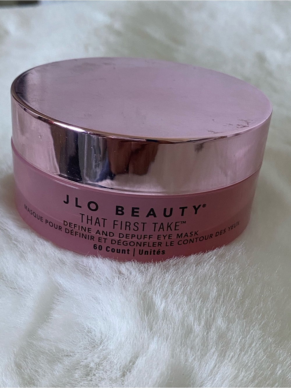 JLO Beauty That First Take™ Define & Depuff Eye Mask - Pink